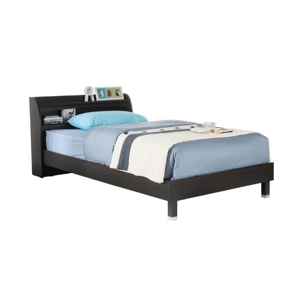 WINNER FURNITURE เตียงนอน รุ่น คินเดอร์-เอ ขนาด 3.5 ฟุต (รวมพื้นไม้) - สีน้ำตาลดำ WINNER FURNITURE เตียงนอน รุ่น คินเดอร์-เอ ขนาด 3.5 ฟุต (รวมพื้นไม้) - สีน้ำตาลดำ