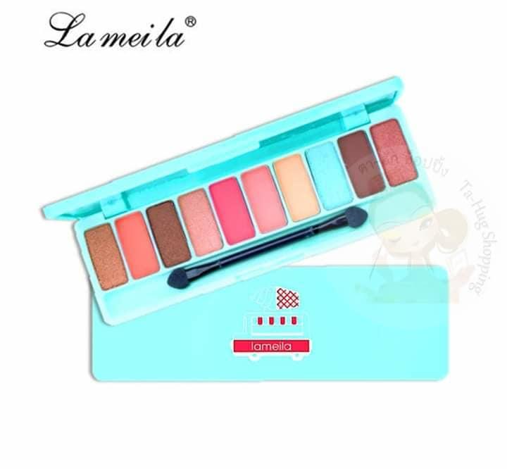 Lameila Play Color Eyeshadow อายแชโดว์พาเลท อายแชโดว์ 10สี แบรนด์ La mei la #แท้100% มี 5แบบ
