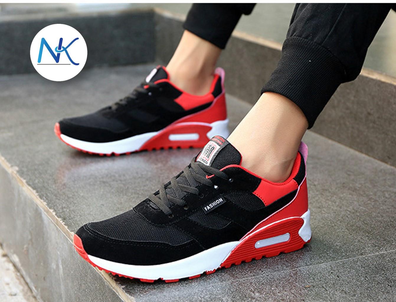 nkshop รองเท้า รองเท้าผ้าใบผู้ชาย ดีไซน์โดนเด่น สุดฮิต