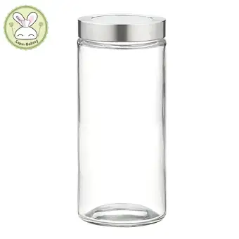 Lapin Cooking Gallery ขวดโหลแก้ว ฝาสเตนเลสแบบเกลียว ทรงกลม ขนาด 2100 ml Lapin Cooking Gallery ขวดโหลแก้ว ฝาสเตนเลสแบบเกลียว ทรงกลม ขนาด 2100 ml