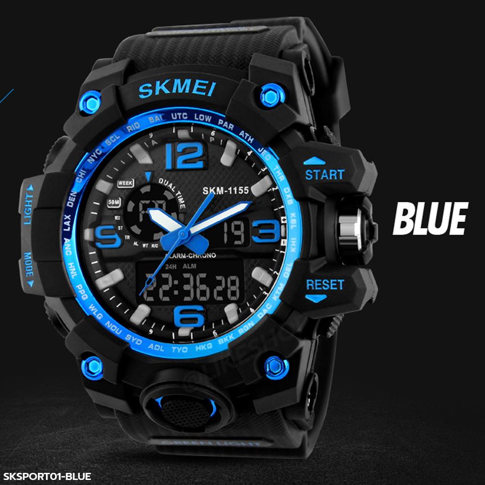 Sport Watch01 นาฬิกาสปอตสุดทนทาน แข็งแกร่ง กันน้ำได้ ระบบอะนาล็อกและดิจิตอล กันน้ำได้5เมตร นาฬิกาข้อมือผู้ชาย ส่งฟรี1-2วัน ได้ของ (มีให้เลือก 4 สี) Sport Watch01 นาฬิกาสปอตสุดทนทาน แข็งแกร่ง กันน้ำได้ ระบบอะนาล็อกและดิจิตอล กันน้ำได้5เมตร นาฬิกาข้อมือผู้ชาย ส่งฟรี1-2วัน ได้ของ (มีให้เลือก 4 สี)