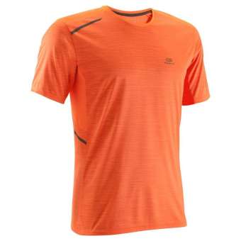 Kalenji RUN DRY+ MEN'S T-SHIRT เสื้อยืดใส่วิ่งสำหรับผู้ชายรุ่น RUN DRY+ สีส้ม