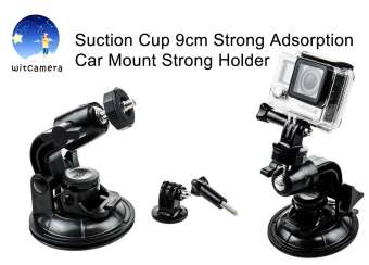 Suction Cup 9cm Strong Adsorption Car Mount for GoPro Acation Camera Hero 6/5/4/3+/3 models Sjcam , Xiao YI Suction Mounts Strong Holder จุกดูด 9 เซนติเมตรการดูดซับกำลังสูงรถขายึดกล้องโกโปร Acation Camera Hero 6/5/4/3+/3 models Sjcam , Xiao YI Mounts S