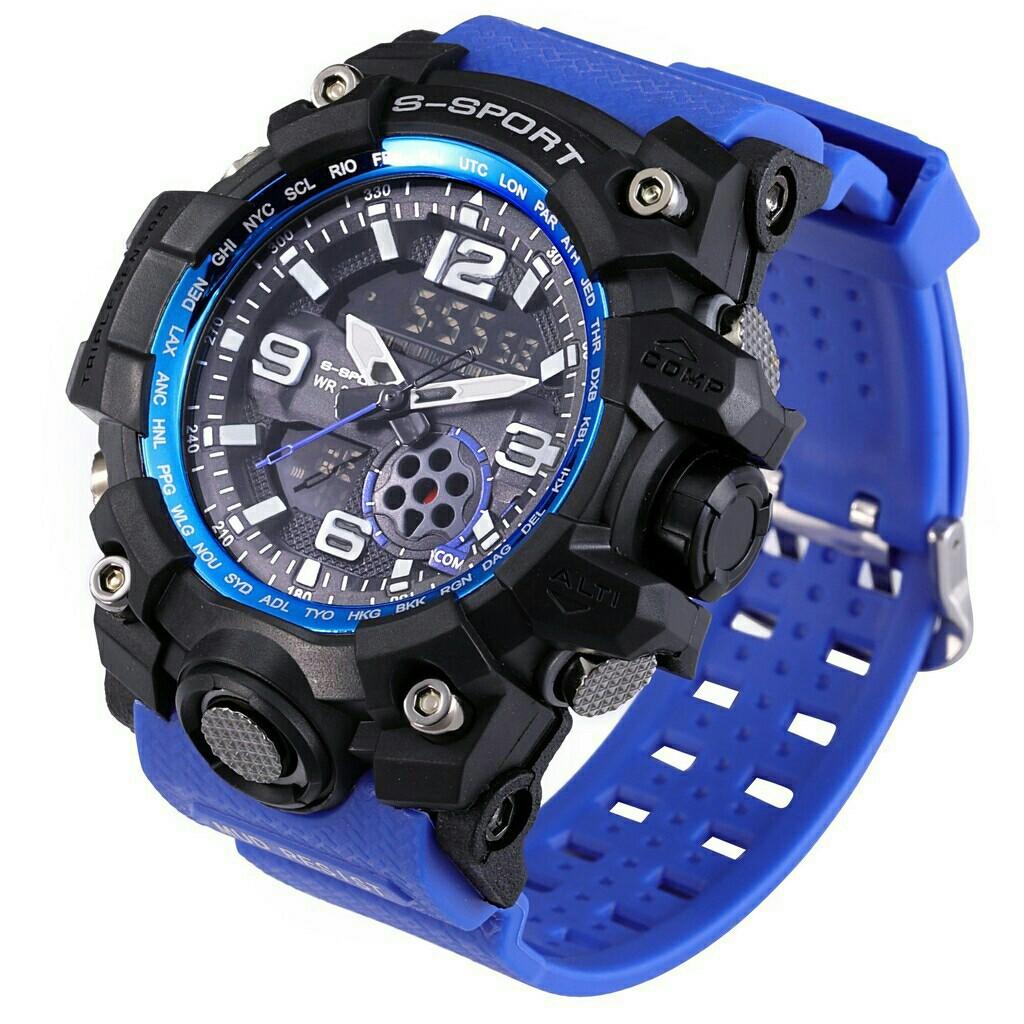 S SPORT นาฬิกาข้อมือผู้ชาย สไตล์สปอร์ตกันน้ำได้ดีรุ่น GP9242 ของแท้ พร้อมกล่อง S SPORT นาฬิกาข้อมือผู้ชาย สไตล์สปอร์ตกันน้ำได้ดีรุ่น GP9242 ของแท้ พร้อมกล่อง