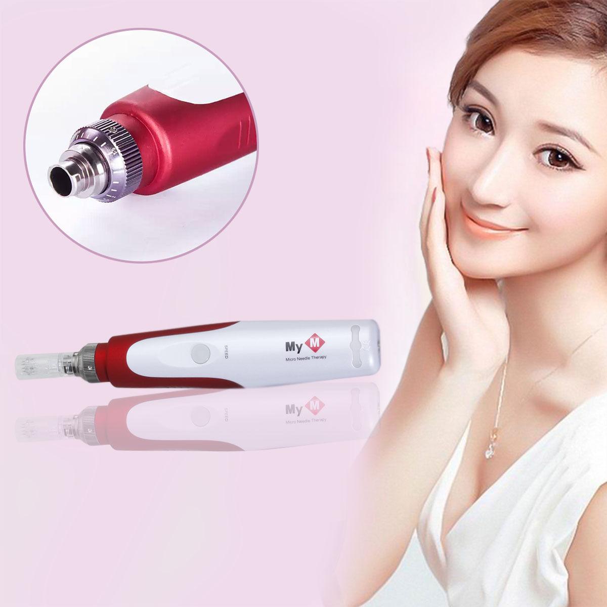 เครื่องเดอร์มาเพน12 หัวเข็ม เดอร์มาเพน DermaPen เซรั่ม จำหน่าย อุปกรณ์รักษาหลุมสิว หลุมสิว ริ้วรอย รอยแผลเป็น ปากกาไฟฟ้า Electric Auto ปากกาเดอร์มาเพน เมโส สปา ฝังเข็ม เลเซอร์ หน้าใส ความงาม เครื่องสำอางค์ สมุนไพร เดอมาโรลเลอร์ Collagen รักษาผิวหน้า