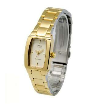 นาฬิกาข้อมือหญิง สายสแตนเลส CASIO LTP-1165N สีทองหน้าปัดทองอ่อน ของแท้100% นาฬิกาข้อมือหญิง สายสแตนเลส CASIO LTP-1165N สีทองหน้าปัดทองอ่อน ของแท้100%