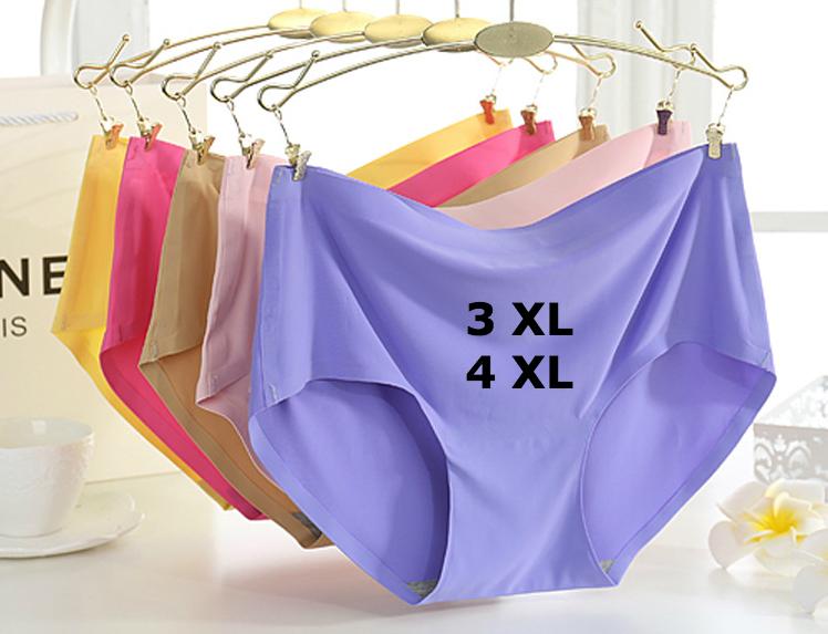 Beautyful LIfe เซ็ต 5 ตัว กางเกงในไร้ขอบ กางเกงในไร้รอยต่อ สำหรับสาวบิ๊กไซส์ XL / 2XL / 3XL / 4XL ( สีตามภาพย่อย)