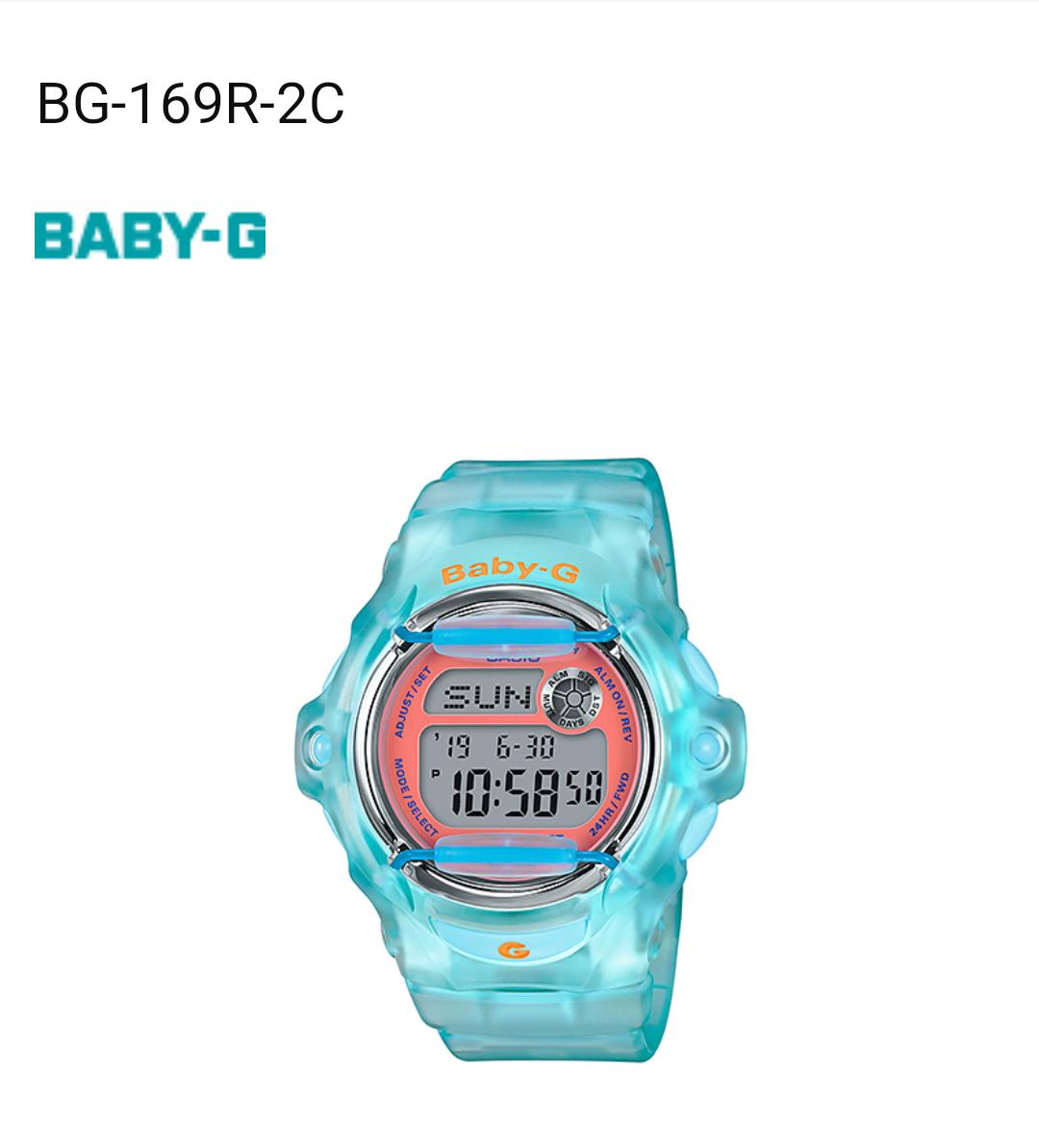 Baby-G แท้ 100% รุ่น BG-169R-2C นาฬิกาผู้หญิง Baby-G แท้ 100% รุ่น BG-169R-2C นาฬิกาผู้หญิง