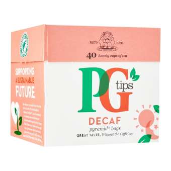 PG tips DECAF Tea พีจี ชาอังกฤษ คาเฟอีนต่ำ 2.5กรัม x 40ซอง PG tips DECAF Tea พีจี ชาอังกฤษ คาเฟอีนต่ำ 2.5กรัม x 40ซอง