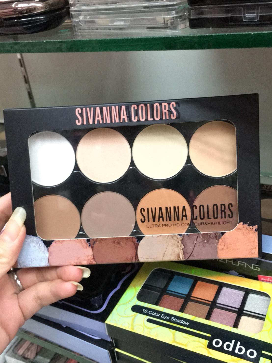 พาเลทคอนทัวร์ และไฮไลท์ Sivanna Colors Ultra Pro HD Contour&Highlight