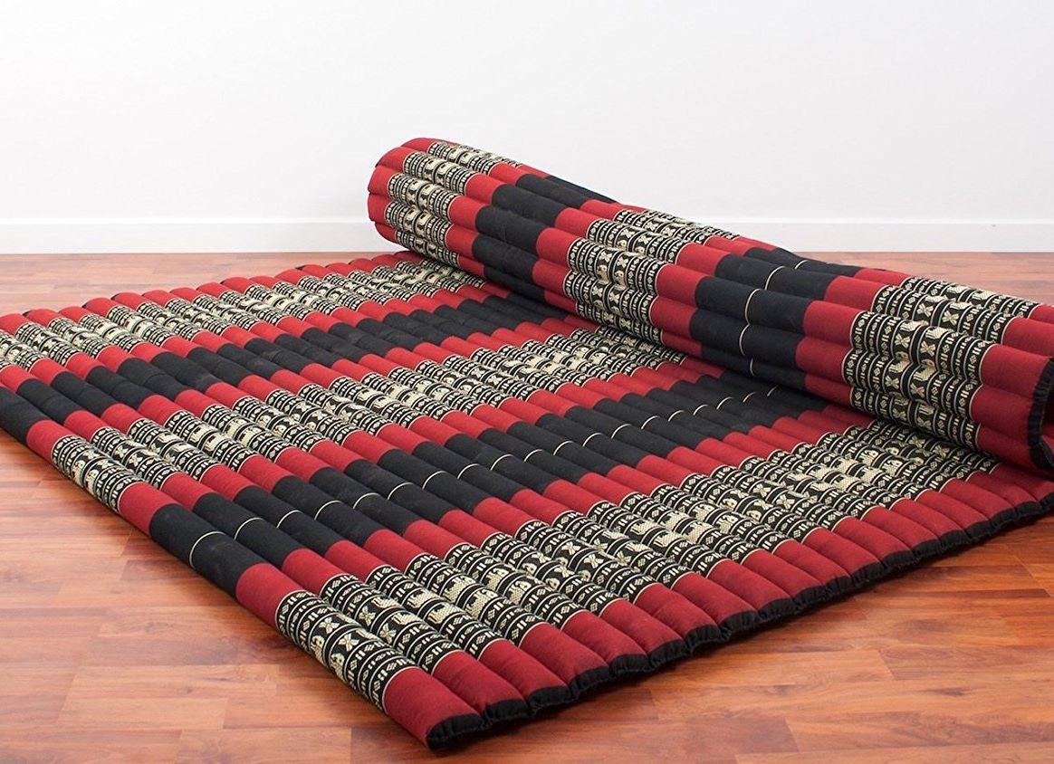 THAI PAN ที่นอนลูกระนาดผ้าขิด OTOP ตกแต่งบ้าน ขนาดใหญ่ (3.5 ฟุต)105 x 200 ซม.TOPPER เสริมเตียง Thai Roll Up Mattress kapok 100% Filled Camping Mat Yoga Mat Day Bed THAI PAN ที่นอนลูกระนาดผ้าขิด OTOP ตกแต่งบ้าน ขนาดใหญ่ (3.5 ฟุต)105 x 200 ซม.TOPPER เสริมเตียง Thai Roll Up Mattress kapok 100% Filled Camping Mat Yoga Mat Day Bed