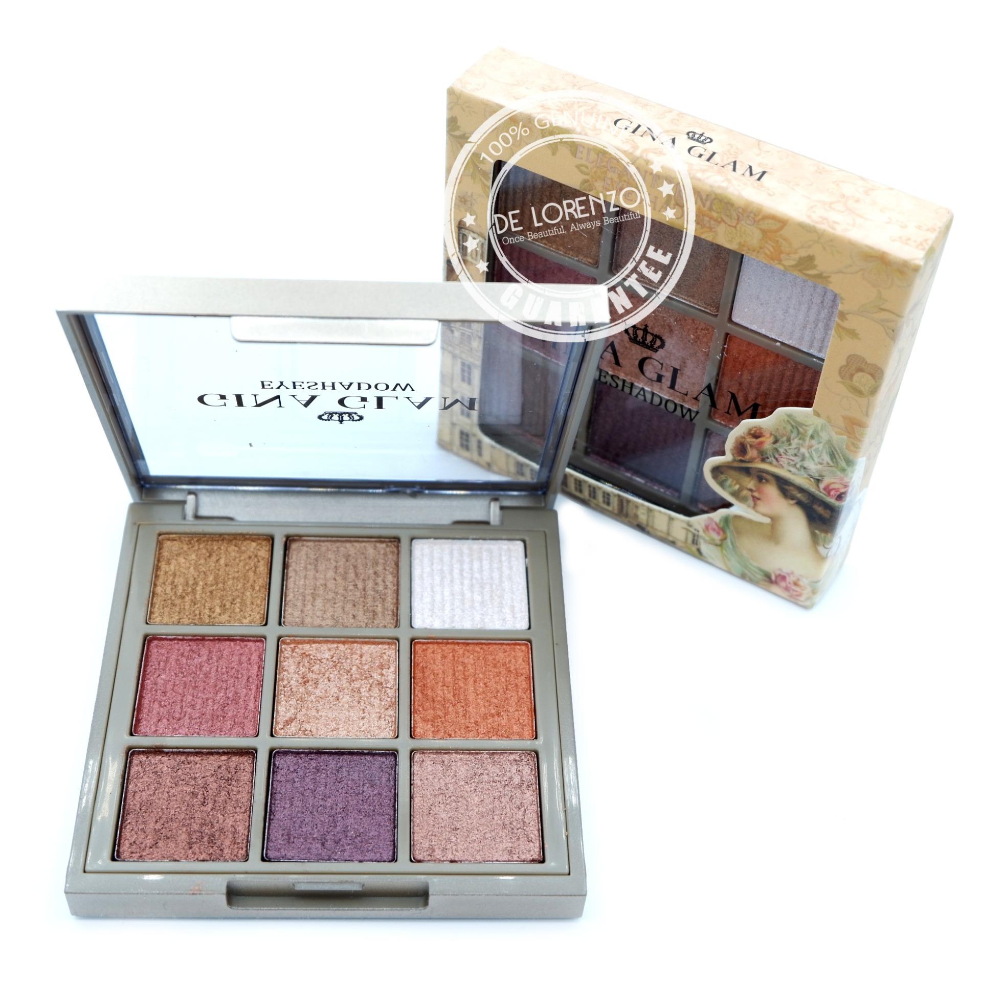 Gina Glam Elegant Princess Eyeshadow G41 จีน่า เกลม อายแชโดว์เนื้อครีม จีน่าแกรม พาเลทอายแชโดว์ อายแชโดว์พาเลท พาเลทแต่งตา