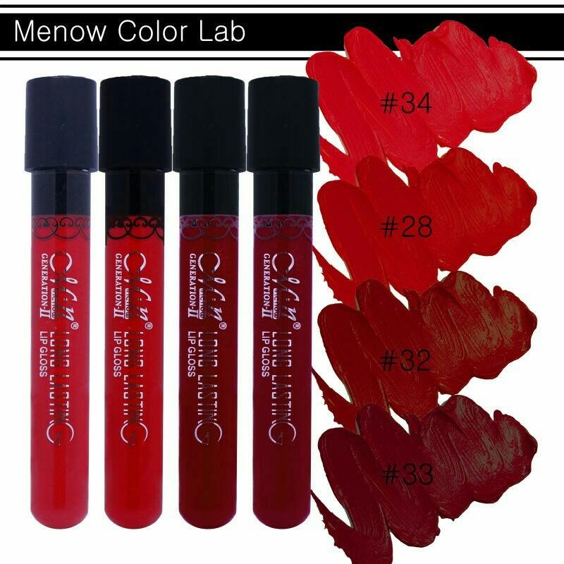 ของแท้-ราคาถูก (ซื้อ 4 แถม 1) 196บาท ลิปกลอสมีนาว MENOW เบอร์ 34 28 32 33 ของแท้-ราคาถูก (ซื้อ 4 แถม 1) 196บาท ลิปกลอสมีนาว MENOW เบอร์ 34 28 32 33