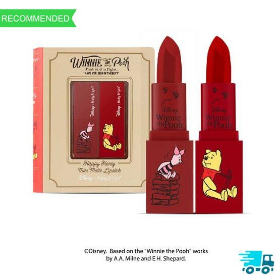 Baby Bright Disney Winnie the Pooh Happy Honey Mini Matte Lipstick เบบี้ไบร์ท ลิปหมีพู ลิปแมท ลิปสติกเนื้อแมท