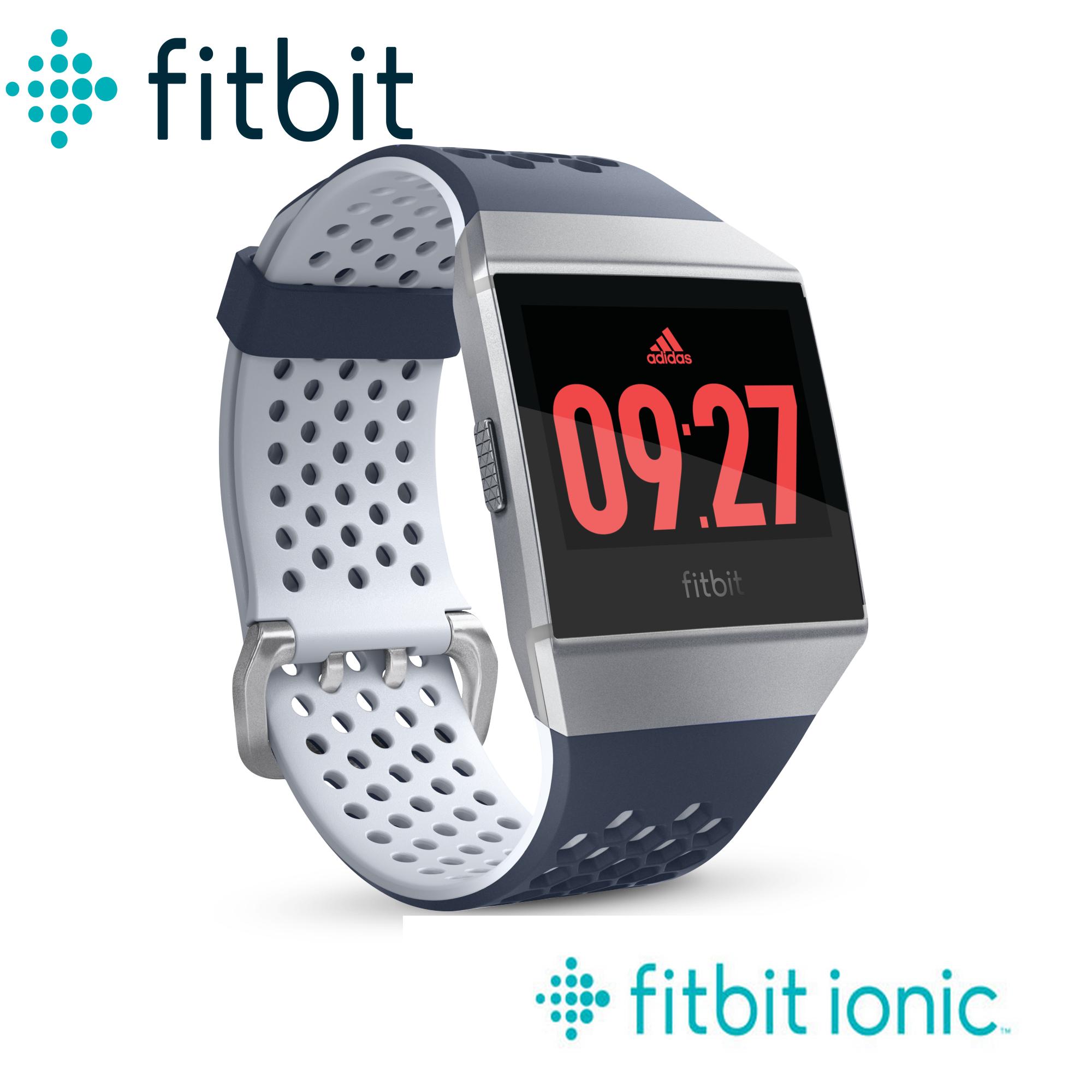 Fitbit Ionic Adidas สายรัดข้อมือเพื่อสุขภาพ ฟรี ฟีล์มกันรอย และกรอบกันกระแทก