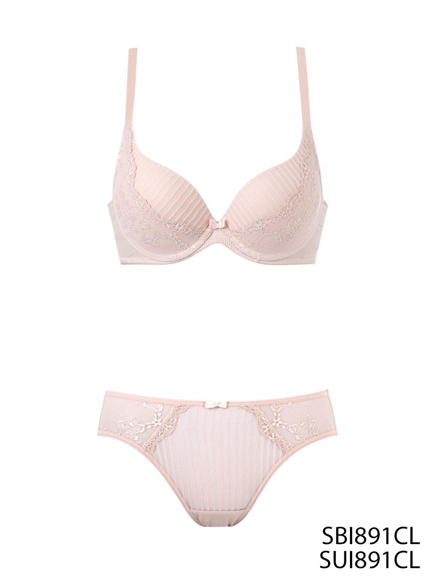 Sabina เซ็ตชุดชั้นใน Modern V รหัส SBI891+SUI891 สีเนื้อ