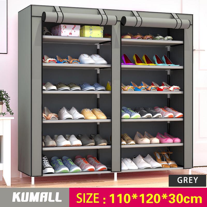KUMALL ชั้นวางรองเท้า ตู้เก็บรองเท้า ตู้ใส่รองเท้า 6 ชั้น Shoes Rack จำนวน 42 คู่ ส่งจากกรุงเทพ KUMALL ชั้นวางรองเท้า ตู้เก็บรองเท้า ตู้ใส่รองเท้า 6 ชั้น Shoes Rack จำนวน 42 คู่ ส่งจากกรุงเทพ
