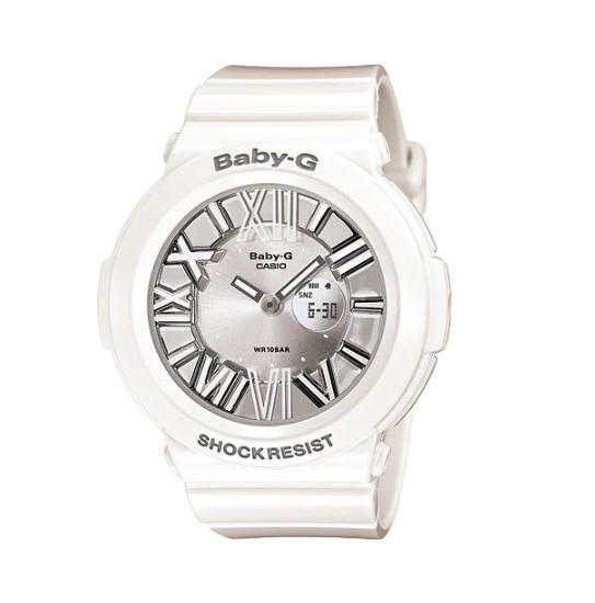 Casio Baby-G นาฬิกาข้อมือผู้หญิง รุ่น BGA-160-7B1DR (สีขาว)