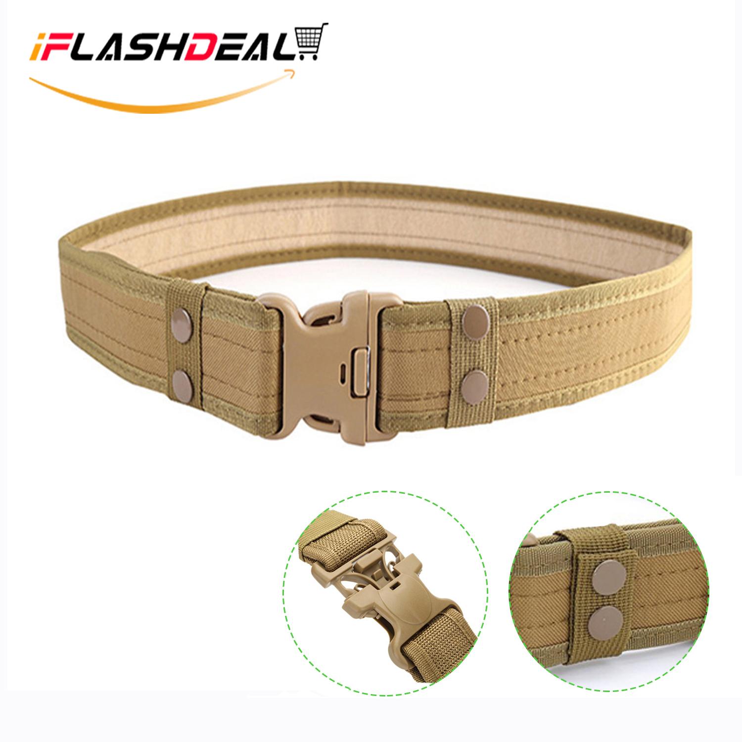 iFlashDeal เข็มขัดผู้ชาย เข็มขัด ผู้ชาย เข็มขัดหนัง Military Equipment with Side Release Buckle (Black) iFlashDeal เข็มขัดผู้ชาย เข็มขัด ผู้ชาย เข็มขัดหนัง Military Equipment with Side Release Buckle (Black)