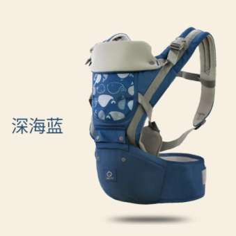 Baby style เป้อุ้มเด็กนั่ง aiebao Hip Seat 3 in 1 สามารถนั่งและนอนได้ พาสเทล(Pastel) สะพายหน้าและสะพายหลังได้ รุ่น:B15