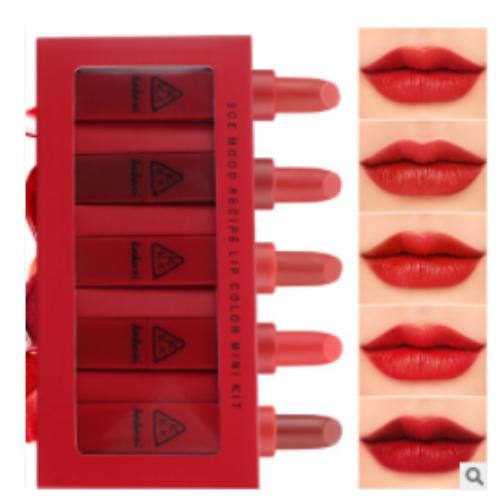 Red RECIPE LIP COLOR MINI KIT 5 สีโทนแดง(1 เซท) Red RECIPE LIP COLOR MINI KIT 5 สีโทนแดง(1 เซท)