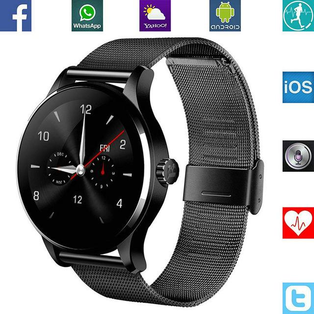 K88H MTK2502 บลูทูธสมาร์ทนาฬิกานาฬิกาหัวใจนาฬิกาข้อมือ-นานาชาติ