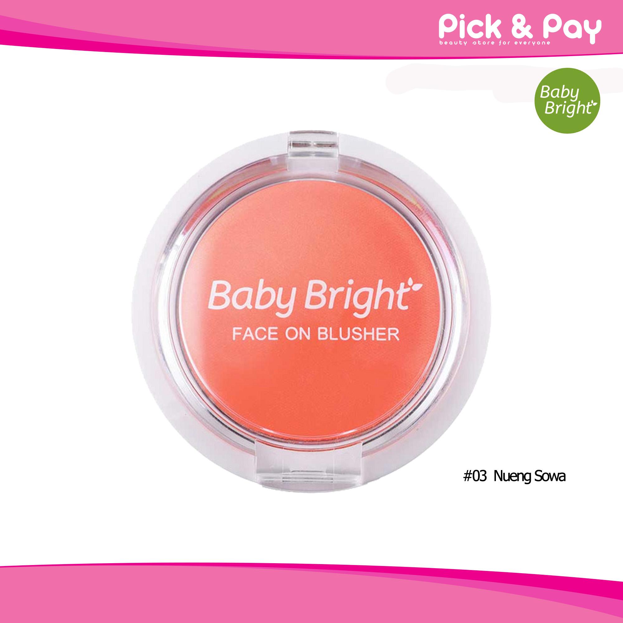 Baby Bright Face On Blusher 5g เฟสออน บลัชออน แมทท์ เบบี้ไบร์ท