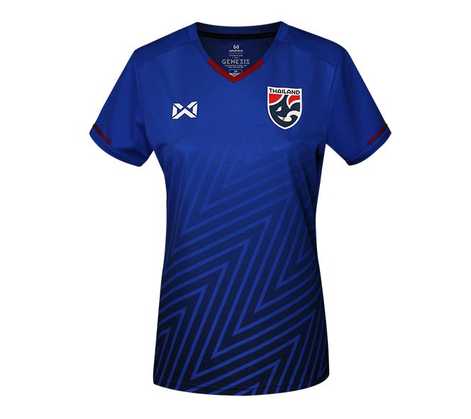 WARRIX เสื้อเชียร์ฟุตบอลทีมชาติไทย 2018 (ผู้หญิง) WA-18FT54W-BR (สีน้ำเงิน)