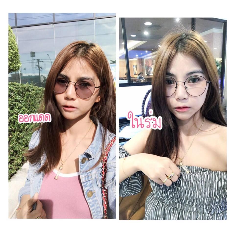 แว่นสายตาสั้น ( -50 ถึง -800 ) กรองแสง UV + ออโต้เลนส์ ออกแดดเปลี่ยนสีออโต้ (กรอบพร้อมเลนส์สายตา) แว่นสายตาสั้น ( -50 ถึง -800 ) กรองแสง UV + ออโต้เลนส์ ออกแดดเปลี่ยนสีออโต้ (กรอบพร้อมเลนส์สายตา)