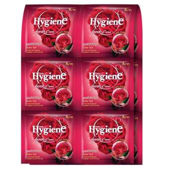 Hygienic ไฮยีน เอ็กซ์เพิร์ท แคร์ ไลฟ์เซ้นท์ น้ำยาปรับผ้านุ่ม กลิ่นไอริส สีแดง ขนาด 20 มล. (แพ็ค 24 ซอง)
