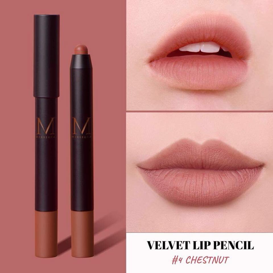 Merrezca velvet lip pencil เมอเรสก้า ลิปดินสอ กันน้ำ เนื้อแมท Merrezca velvet lip pencil เมอเรสก้า ลิปดินสอ กันน้ำ เนื้อแมท