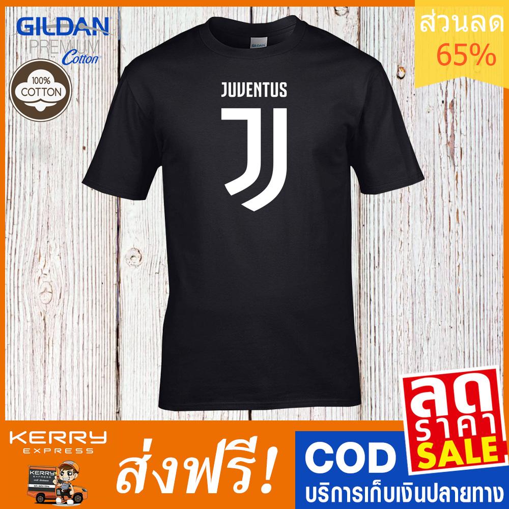 T-Shirt#464 เสื้อยืดยูเวนตุส เสื้อ Juventus Football Club เสื้อคอกลมยูเว่ เสื้อยืดแขนสั้น เนื้อผ้านุ่ม เนื้อผ้าอย่างดี High Grade Premium Cotton 100% คุณภาพดี เกรดดีที่สุด มีไซส์ XS, S, M, L, XL, 2XL, 3XL (Oversize) พร้อมส่งราคาถูก - สีดำ (Black)