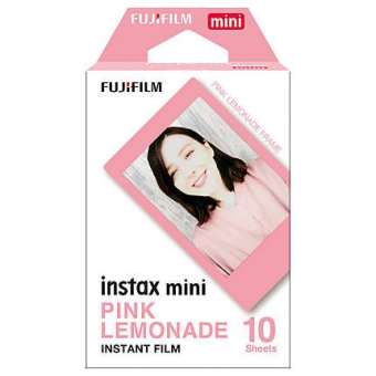 Fujifilm Instax mini Pink Lemonade (ฟิล์มขอบชมพู) จำนวน 10 แผ่น