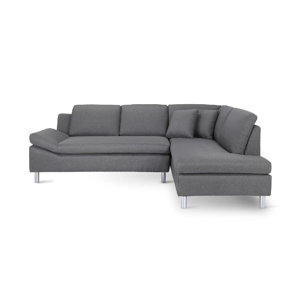 WINNER FURNITURE โซฟาผ้า L-SHAPE ด้านซ้าย รุ่น วิดอร่า - สีเทา