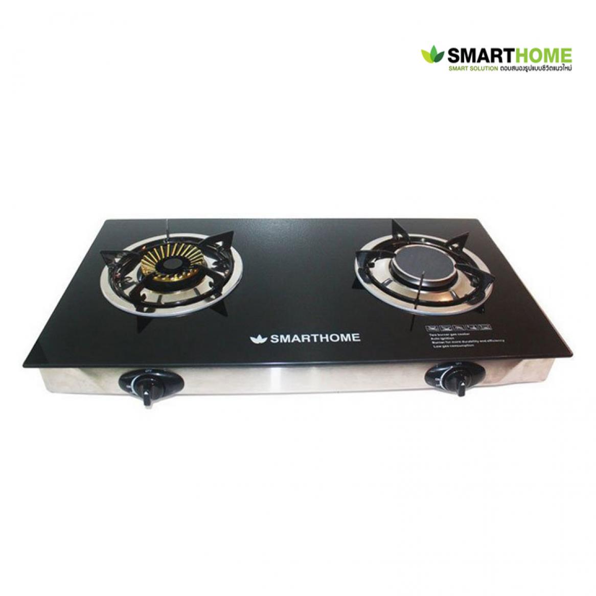 Smarthome SM-GA2H-01 เตาแก๊ส สแตนเลส 2 หัว