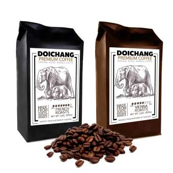 DoiChang Premium Coffee เมล็ดกาแฟดอยช้าง อาราบิก้า คั่วเข้ม+คั่วกลาง (1ถุง+1ถุง รวม 500g.) เมล็ดกาแฟคั่ว กาแฟคั่วอาราบิก้า เมล็ดกาแฟคั่วเข้ม + เมล็ดกาแฟคั่วกลาง DoiChang Premium Coffee เมล็ดกาแฟดอยช้าง อาราบิก้า คั่วเข้ม+คั่วกลาง (1ถุง+1ถุง รวม 500g.) เมล็ดกาแฟคั่ว กาแฟคั่วอาราบิก้า เมล็ดกาแฟคั่วเข้ม + เมล็ดกาแฟคั่วกลาง