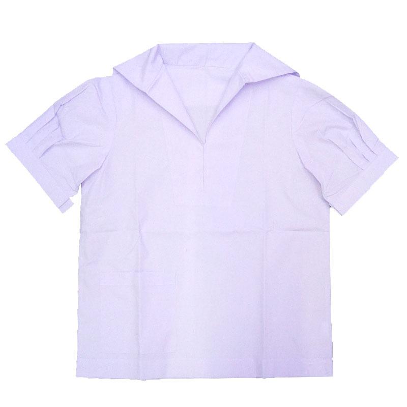 เสื้อนักเรียนหญิงปกทหารเรือ ตราสมอ