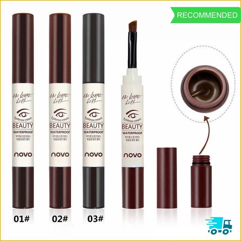 Novo Beauty Eyebrow Gel Quick WATERPROOF 5068 โนโว เจลเขียนคิ้ว ที่เขียนคิ้ว ติดทน กันน้ำ 100%