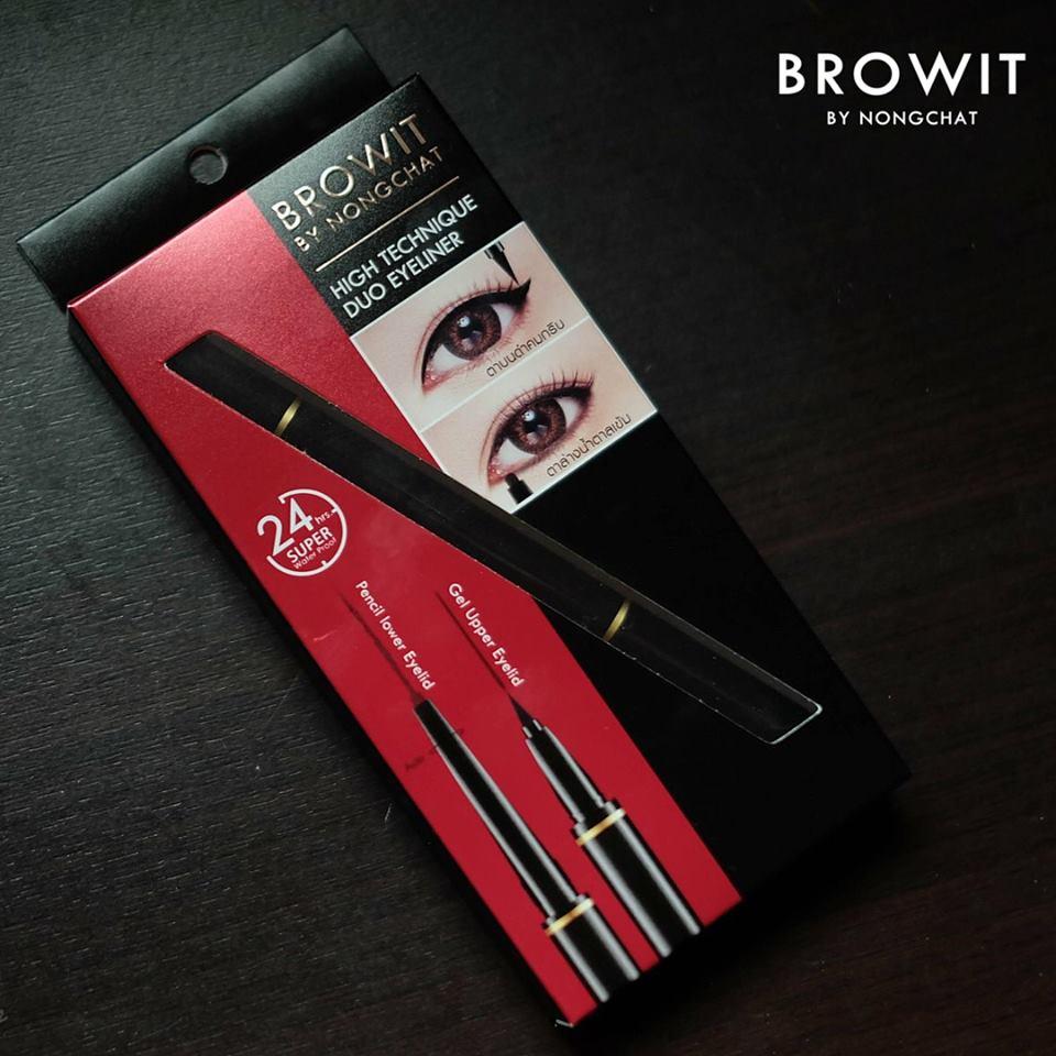 BROWIT BY NONGCHAT- Hitechnique Duo Eyeliner อายไลเนอร์น้องฉัตร
