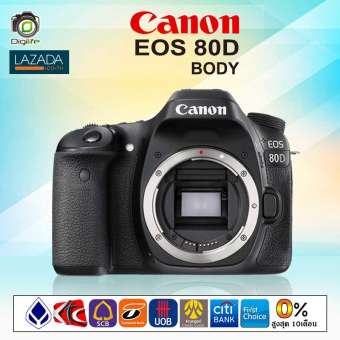 Canon EOS 80D - Body *ผ่อน0%นานสูงสุด10เดือน (รับประกัน Digilife 1ปีเต็ม)