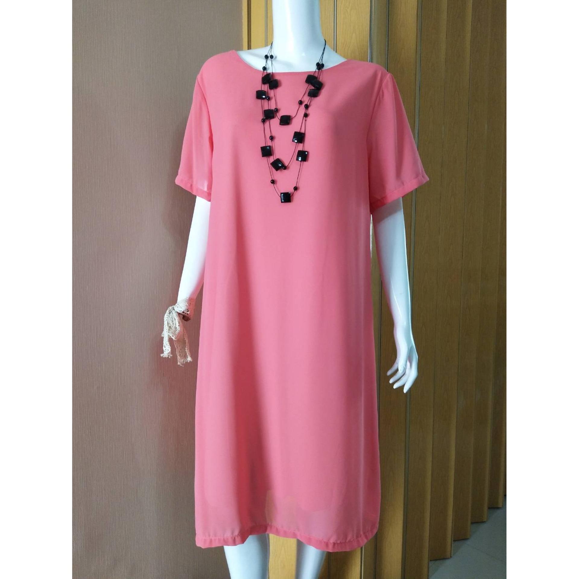 K.a.shop เสื้อแฟชั่นผ้าชีฟอง มีซับใน ชุดคอปาด รุ่น 9028/4 (สีชมพู) K.a.shop เสื้อแฟชั่นผ้าชีฟอง มีซับใน ชุดคอปาด รุ่น 9028/4 (สีชมพู)