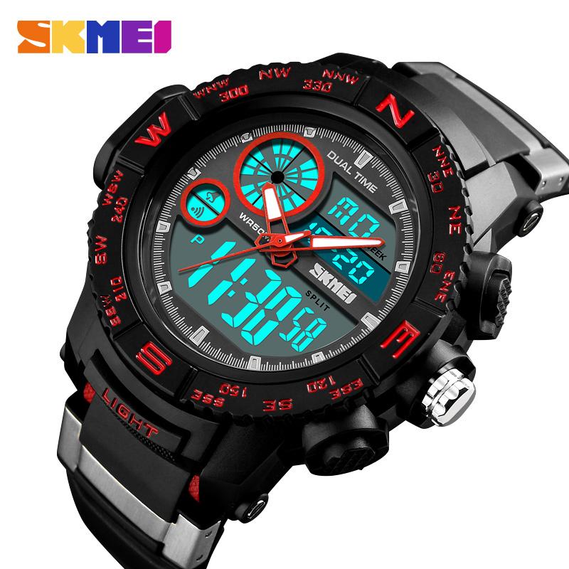 SKMEI 1332 นาฬิกาสองระบบกันน้ำ( ของแท้ ส่งเร็ว ตั้งเวลาไทยพร้อมใช้งาน พร้องกล่องใบประกันครบ) ใส่ได้ทั้งชายและหญิง SKMEI 1332 นาฬิกาสองระบบกันน้ำ( ของแท้ ส่งเร็ว ตั้งเวลาไทยพร้อมใช้งาน พร้องกล่องใบประกันครบ) ใส่ได้ทั้งชายและหญิง