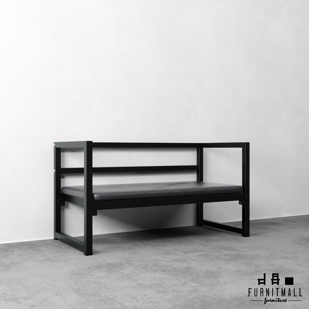 FURNITMALL โซฟา โซฟาเหล็ก Steel Sofa (สีดำ) FURNITMALL โซฟา โซฟาเหล็ก Steel Sofa (สีดำ)