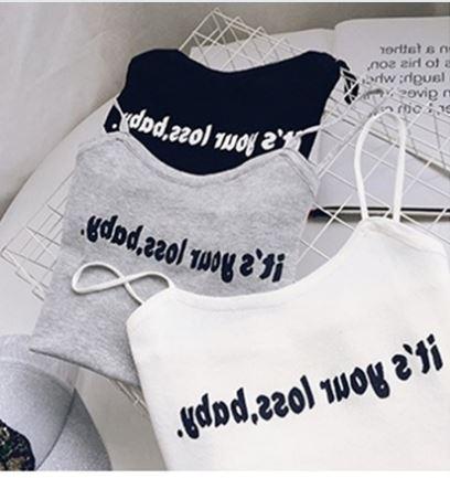 ถูกที่สุดในแอพ!เสื้อสายเดี่ยวไหมพรม สุดชิว แอบเซ็กซี่ BX026# ถูกที่สุดในแอพ!เสื้อสายเดี่ยวไหมพรม สุดชิว แอบเซ็กซี่ BX026#