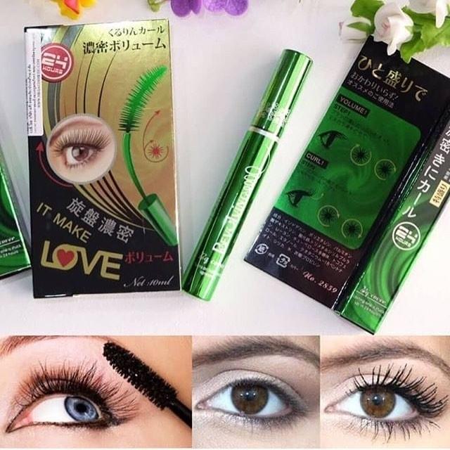 (พร้อมส่ง/ของแท้/มาสคาร่าในตำนาน) B.Q. cover perfect eyelash mascara มาสคาร่าเขียว