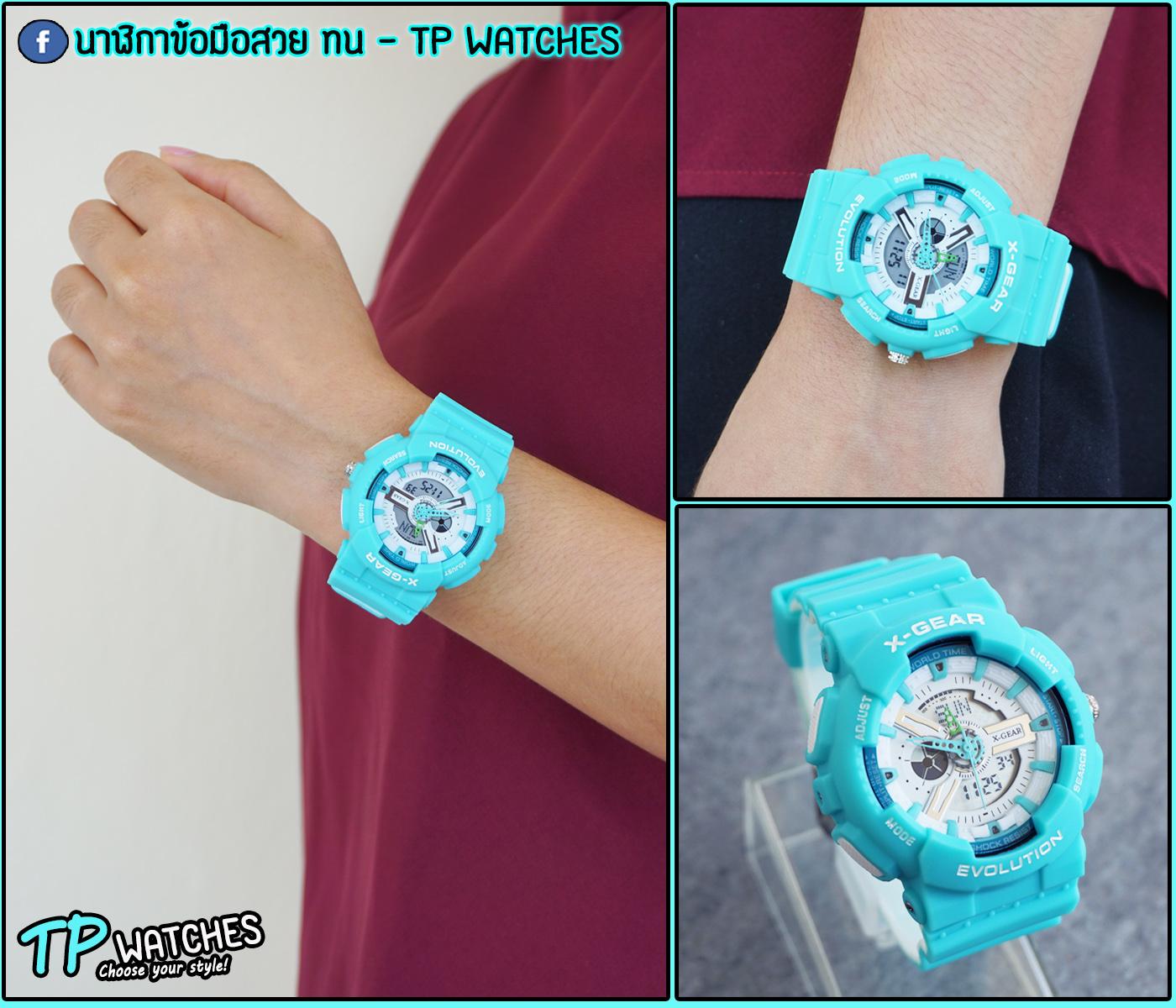 X-Gear นาฬิกาข้อมือคล้าย Baby G สวย ทน กันน้ำ TP06-TP11 X-Gear นาฬิกาข้อมือคล้าย Baby G สวย ทน กันน้ำ TP06-TP11