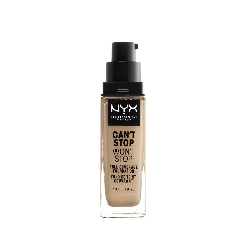 นิกซ์ โปรเฟสชั่นแนล เมคอัพ แคนท์ สตอป วอนท์ สตอป ฟูล โคเวอเรจ ฟาวเดชั่น - CSWSF NYX Professional Makeup CAN’T STOP WON’T STOP FULL COVERAGE FOUNDATION - CSWSF ( เครื่องสำอาง,รองพื้น, ครีมรองพื้น,ปกปิด, ติดทน, เนื้อแมท )