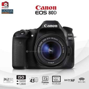 CANON EOS 80D Kit 18-55 mm.