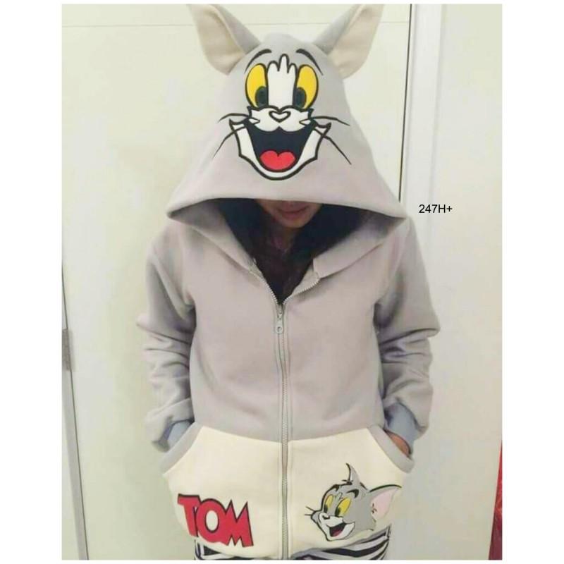 TW0247 เสื้อกันหนาว หัวการ์ตูนดัง มีฮู้ด กระเป๋าสองข้าง **สอบถามก่อนสั่งซื้อ**