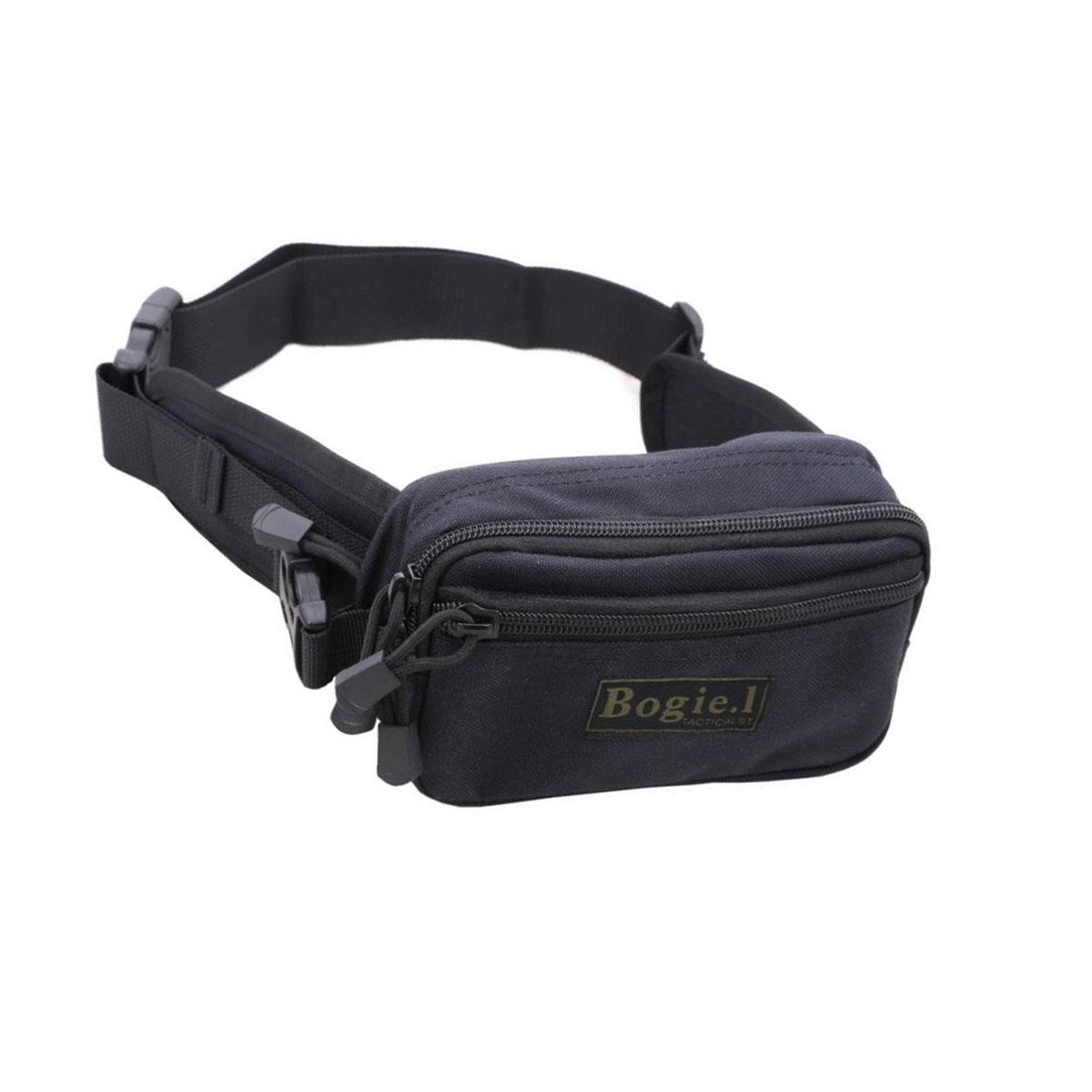 Bogie1 กระเป๋าคาดเอวซ่อนปืน สีดำ ทรงสี่เหลี่ยม ผ้าคอร์ดูล่าแท้ Pistol Waist Bag อุปกรณ์ป้องกันตัว กีฬาประเภทยิง กิจกรรมกลางแจ้งและผจญภัย